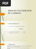 DROGAS CON HIDRATOS DE CARBONO