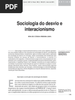 LIMA, Rita de Cássia P. Sociologia do desvio e interacionismo 2001