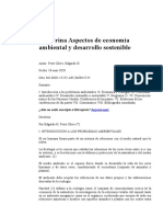 #Doctrina Aspectos de Economía Ambiental y Desarrollo Sostenible