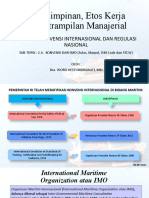 Asyn Pertemuan KE-4 1. Konvensi Internasional Dan Regulasi Nasional