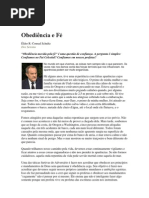 Obediência e Fé