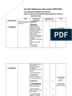 Plan de Evaluación de 4to Año II Momento Año Escolar 2020-2021