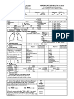 Japão Certificate - PDF Atestado Medico