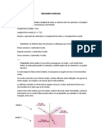 Propiedades y relaciones de ondas y sonido