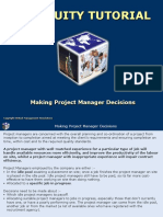 Enginuity Tutorial: Making Project Manager Decisions