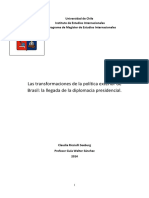 Las Transformaciones de La Politica Exterior de Brasil Ricciulli