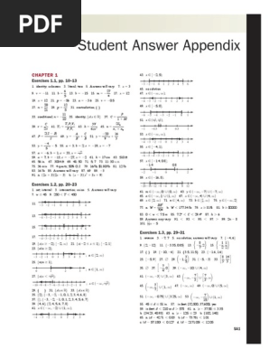 テスト Coburn Selected Answers | PDF | Mathematics
