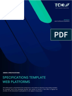 White Paper Specifications On Web Platforms