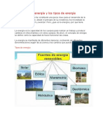 La Energía y Los Tipos de Energía Tecnologi