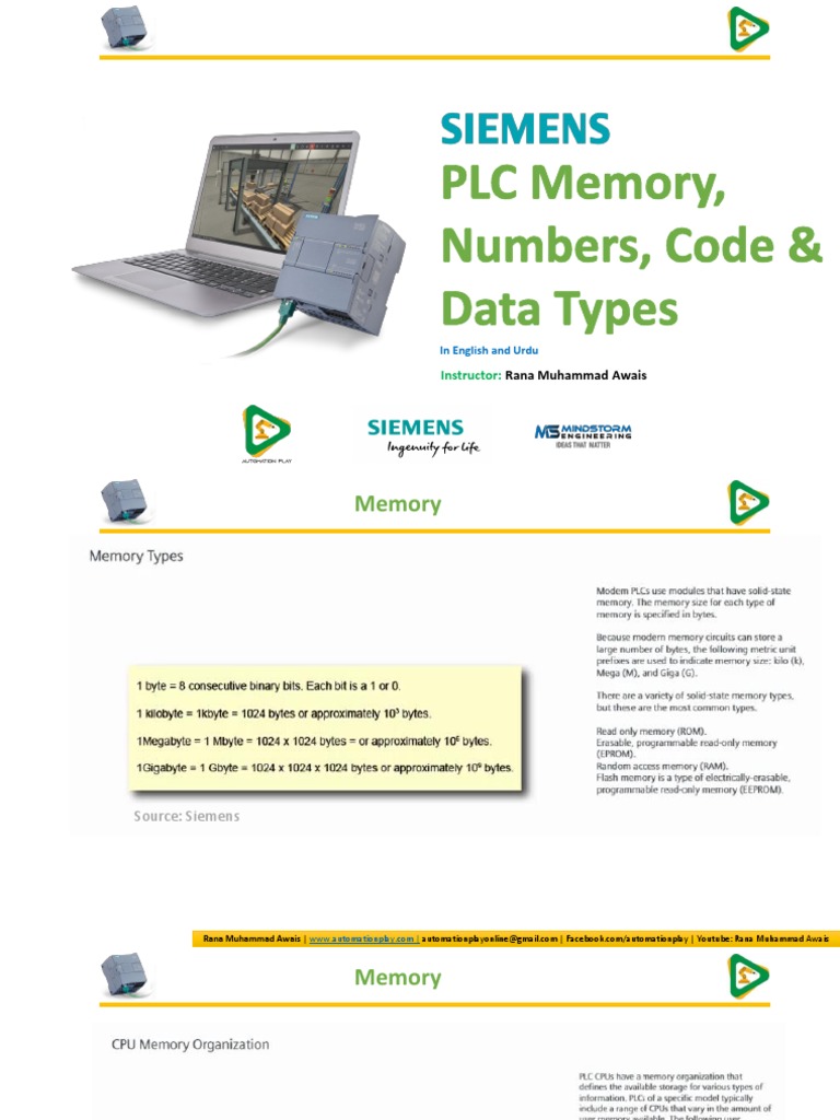 Data Types Siemens | PDF | Parameter (Computer Programming) | Data Type