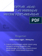 Hukum Pertambangan