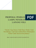 Proposal Pembuatan Penerangan Lapang Voli.i