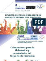 Orientaciones para El Proyecto de Formación PDF