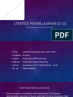 Strategi Pembelajaran Di SD (M1)