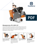 Cortadora de Pavimento Husqvarna fs400 V