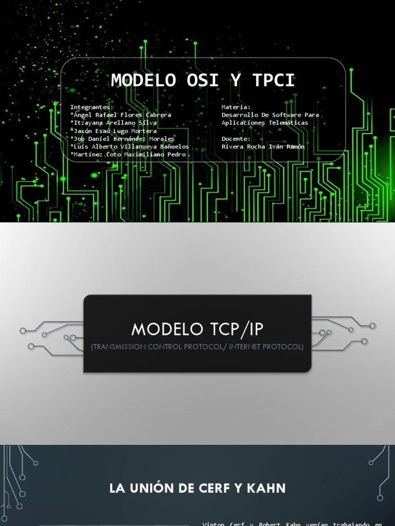 OSI y TCP-IP | PDF | Modelo osi | Protocolos de internet