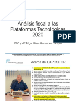 Análisis Fiscal A Las Plataformas Tecnológicas 2020PDF