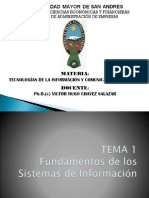 Tema N°1 - Fundamentos de Los Sistemas de Información