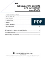 Installation Manual Gps Navigator GP-150: Model
