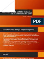 Menggali Sumber Pancasila Sebagai Pengembang Ilmu TP