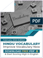 Hindu Vocabulary February 2022 PDF Compressed