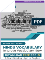 Hindu Vocabulary March 2022 PDF - Compressed