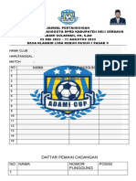 Jadwal Pertandingan