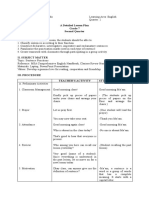 A Detailed Lesson Plan Grade 7 Second Quarter I. Objectives