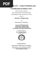 PAASBAAN - Crime Prediction and Classification in Indore City