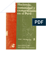 Hacienda, Comunidad y Campesinado en El Perú - José Matos Mar Compilador (1970)