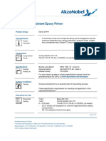 Interior Fluid Resistant Epoxy Primer: Technical Data Sheet