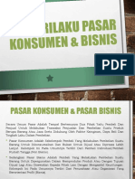 Perilaku Pasar Konsumen Dan Bisnis