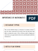 Lecture Notes - 1 Importance and Roles of Mathematics
