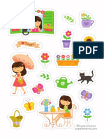 Printable Garden Stickers