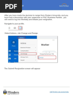 Resignation Process in Workday Guide | PDF