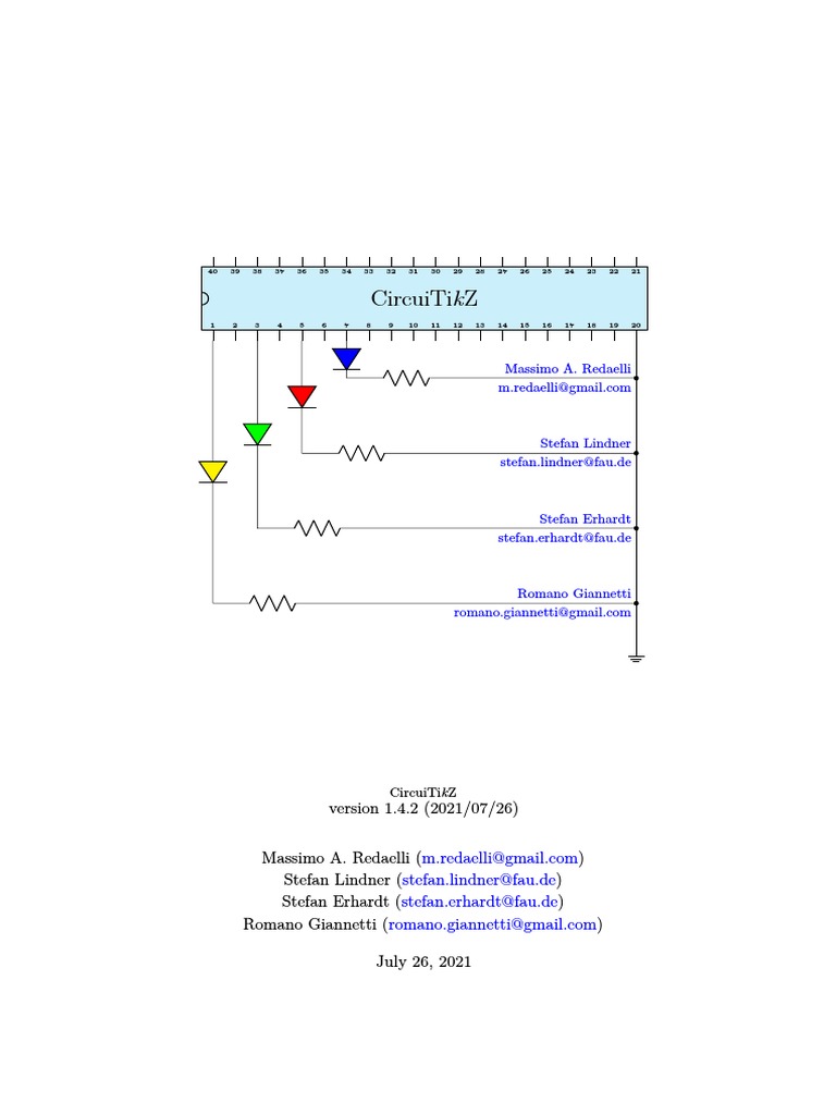 Tikz Circuit PDF Logic Gate Transistor