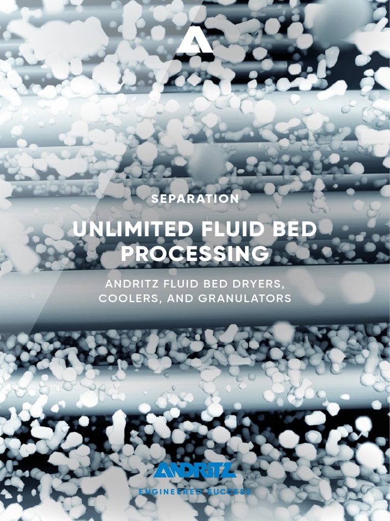 Andritz Separation Fluid Bed Dryer en Data PDF Fluidization Heat