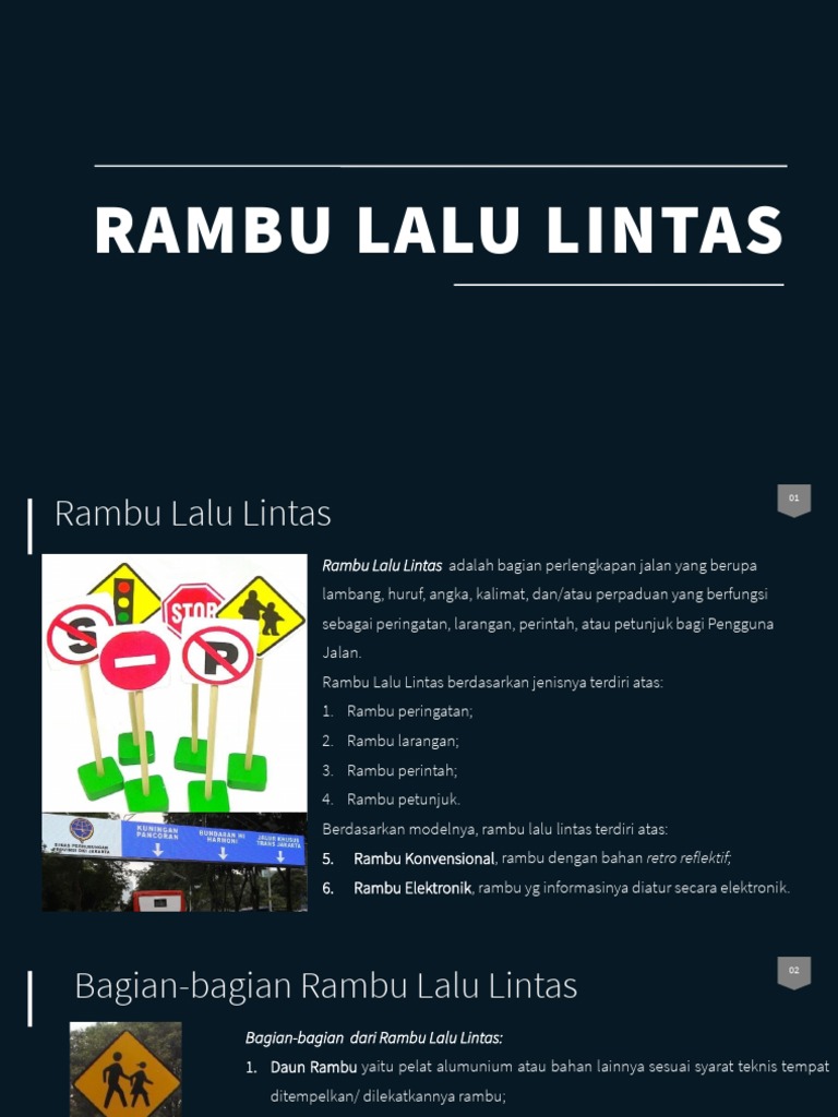 Rambu Lalu Lintas | PDF