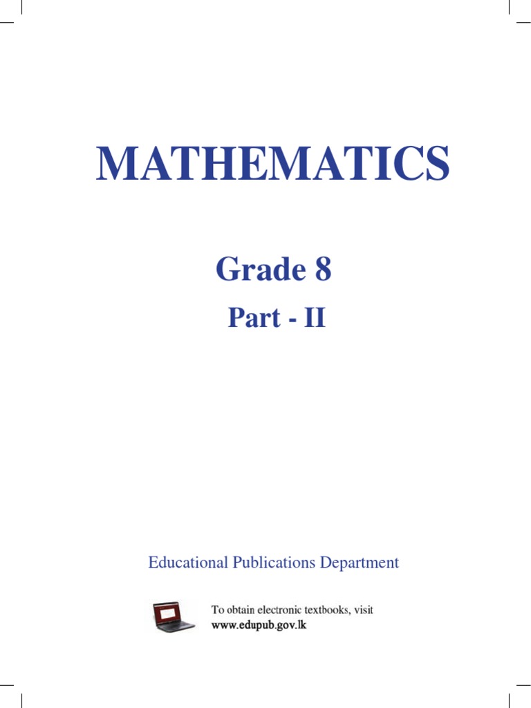 Maths G-8 P-II E | PDF | Ratio | Numbers