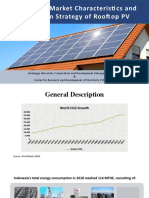 Analysis of Market Characteristi Cs and Promoti On Strategy of Rooftop PV