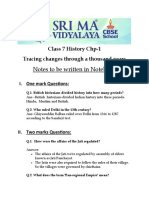 Class 7 History CHP 1 NOTES