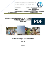 Resettlement Process Framework Program For The Acceleration of The Digital Transformation of Cameroon P173240