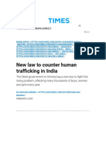 New Law To Counter Human Trafficking in India - Asia Times
