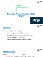 Module1-Topic2-Managing Transactions and Data Integrity