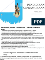 Tata Upacara Pembukaan Dan Penutupan Latihan Siaga