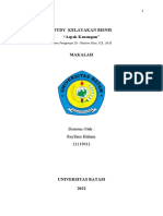 Studi Kelayakan Bisnis Dalam Keuangan - Reyfano Haliem 31117033