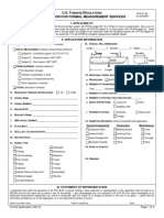 U.S. T R Application For Formal Measurement Services: I. Applicability