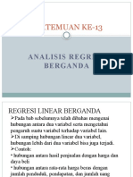 Analisis Regresi Berganda