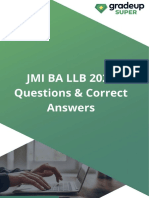 Jmi Ba LLB Question Paper 2021 31