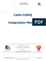 Cello-CANiQ Integration Manual